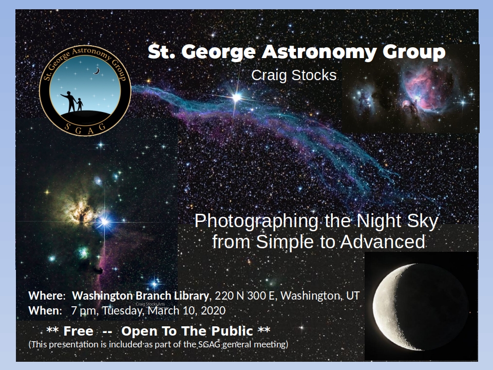 March - Craig Stocks - Astro Photography Processing