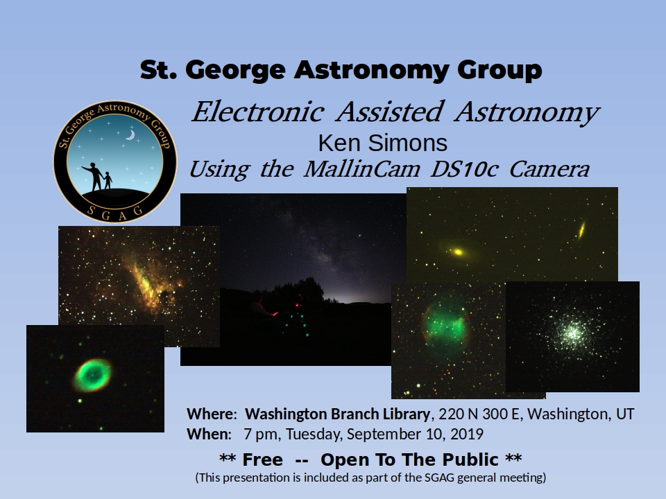 September - Ken Simons - Electronic Assisted Astronomy
